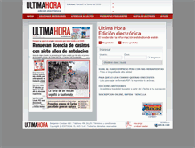 Tablet Screenshot of ee.ultimahora.com