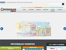 Tablet Screenshot of opcionales.ultimahora.com