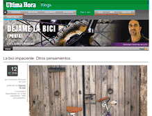 Tablet Screenshot of bici.ultimahora.es